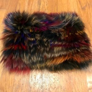 Adrienne Landau fox fur scarf
